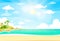 Sea Shore Sand Beach Summer Vacation Blue Sky