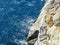 Sea and skala. Crimean landscape. Cape AI-Todor. Seascape