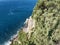 Sea, skala and pine trees. Cape AI-Todor. Crimean landscape. The area of the village Gaspra, part of the big Yalta