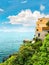 Sea and sky. Beautiful mediterranean landscape, French riviera