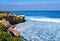 Sea, Sky, and Flowering Cliffs at La Jolla Cove in San Diego, California