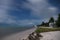 Sea and sky at night in Islamorada, Florida