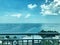 Sea sky seaside beach coast shore strand view villa village bungalow summerhouse ocean