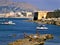 Sea and splendid landscape in Trapani city, Sicily, Italy. Tourism, summer and joy