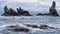 Sea Stacks Along The Ocean At Shi Shi Beach