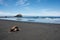 Sea stacks in the Pacific Ocean near Crescent City California on a clear sunny day