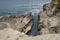 Sea stacks, Torre Sant\\\'Andrea, Salento, Italy