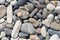 Sea stones, abstract background, pebble.