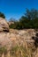 Sea of Stones near Szentbekkalla hun. SzentbÃ©kkÃ¡lla in the Kali basin, Hungary. Large meadow with huge stones is a tourist