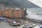 Sea storm in Camogli