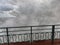 Sea storm on Nervi, pathwalk, Genoa Liguria, Italy