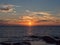 Sea and sunset in Pantelleria island, Sicily, Italy