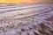 Sea surf wave, photographed with longexposure, Black Sea, Anapa, Russia