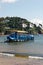 The sea tractor at South sands, Salcombe, South devon England.