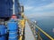 Sea trials onboard drillship in south Korea.