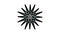 sea urchin color icon animation