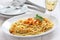 Sea urchin pasta