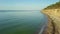 Sea view with beach and steep bank