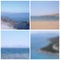 Sea view blurred backgrounds
