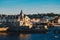 Sea view of Cascais town in Portugal, holiday destination
