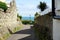 Sea view from a cliff top lane at Shanklin, Isle of Wight