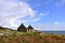 Sea View  of Deserted Village on Scottish Hebridean Island