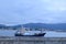 Sea view Fuenterrabia harbour Basque Country Spain