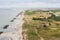 Sea view from the lighthouse Skagen