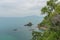 Sea view on the Thalu island at Khao Laem Ya-Mu Ko Samet National Park in Rayong Province, Eastern Thailand. The beautiful sea in