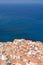 Sea view, tile roofs of Chefalu