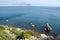 Sea view from the top of Cape Alchak in Crimea