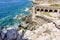 Sea view from the Venetian Fortress of Methoni in Peloponnese, Messenia, Greece