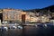 Sea view at Villefranche Sur Meer harbour at french riviera