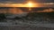 Sea wave windy sunrise