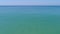 Sea waves and beautiful sand beach High quality video Bird`s eye view
