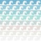 Sea waves. Multicolored seamless vector pattern.