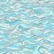 Sea waves seamless pattern. Absract beautiful sea background. Vector graphic illustration. Blue.