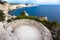 Sea â€‹â€‹view from the coast of the city of Bonifacio in Corsica