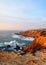 Seacoast near Cabo Sardao lighthouse, Alentejo