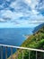 Seacoast view (fajÃ£) from a balcony, in S. Jorge\'s island, Azores, Portugal