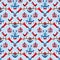 Seafaring Stripes Seamless pattern, Generative AI