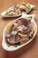 Seafood appetizer herring fillet