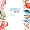 Seafood background
