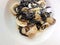 Seafood, black squid ink pasta