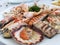 seafood dish mixed shrimp and shellfish
