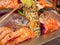 Seafood, fish, shrimp, lobster, fresh sea fish
