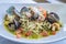 Seafood LInguine with Mussels