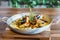 Seafood Paella Mediterranean food