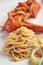 Seafood pasta linguine with fresh lobster