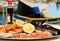 Seafood platter served in mediterranean restaurant